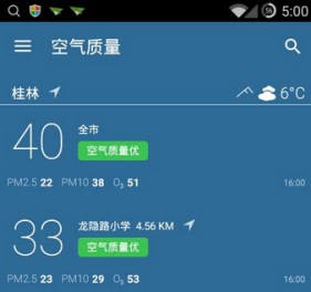 开发全国空气质量app原因分析