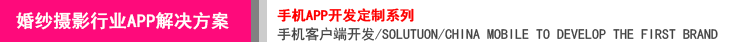 婚纱摄影手机软件开发公司