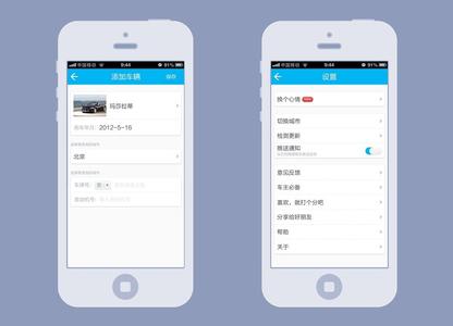 开发汽车违章查询app