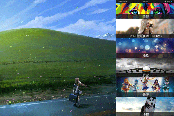 手机壁纸APP开发 每天换新的--手机软件开发制作91直播
